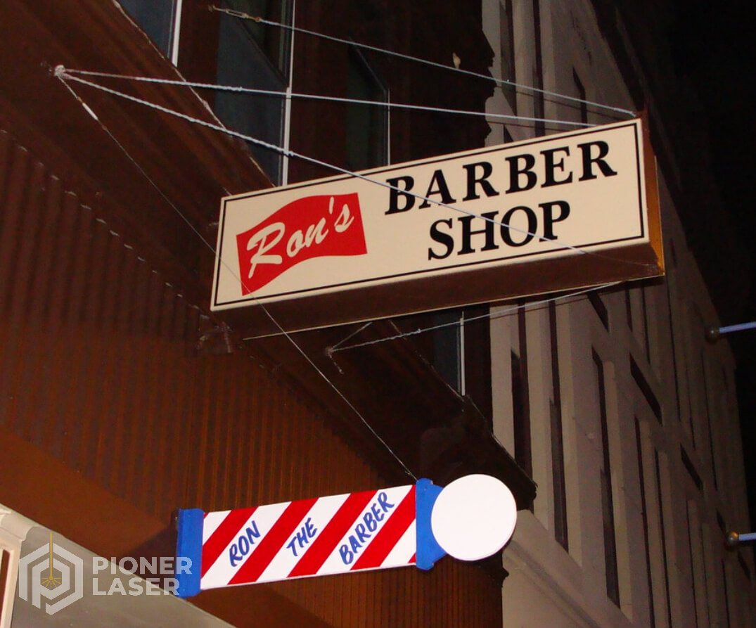 Plang Nama Barbershop