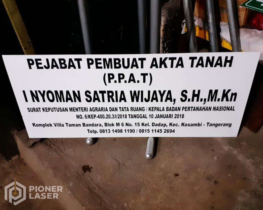 Plang Nama PPAT