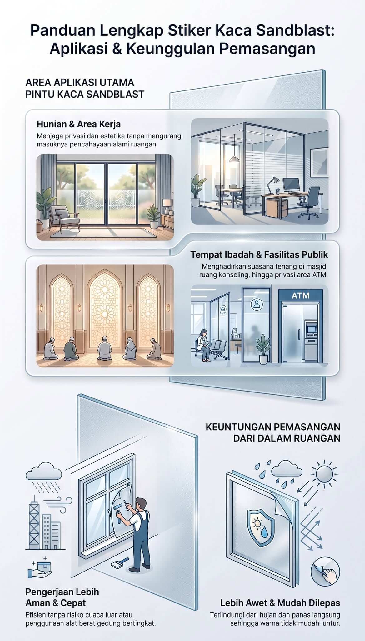 Pintu Kaca Sandblast Pintu Kaca Sandblast