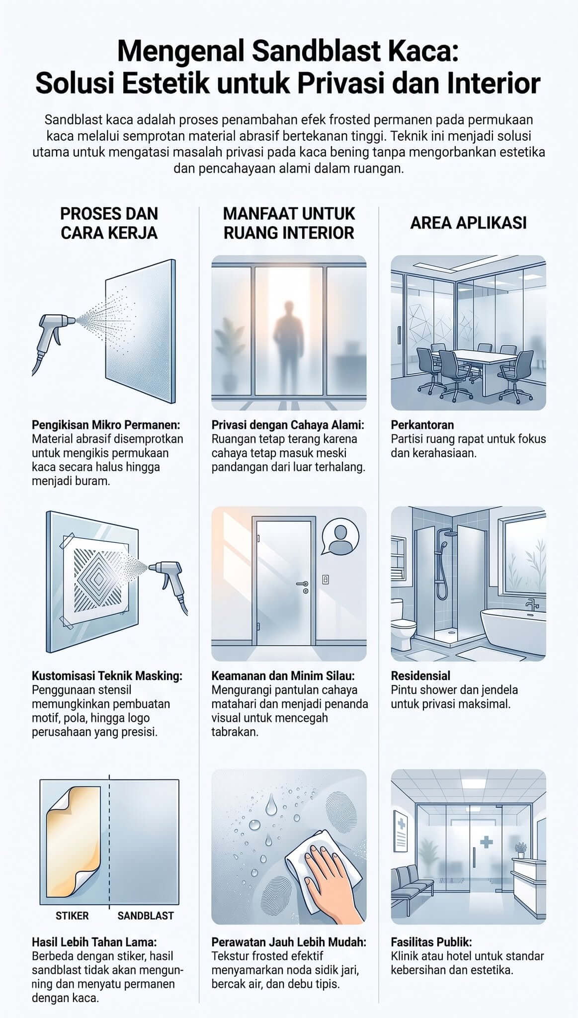 Sandblast Kaca